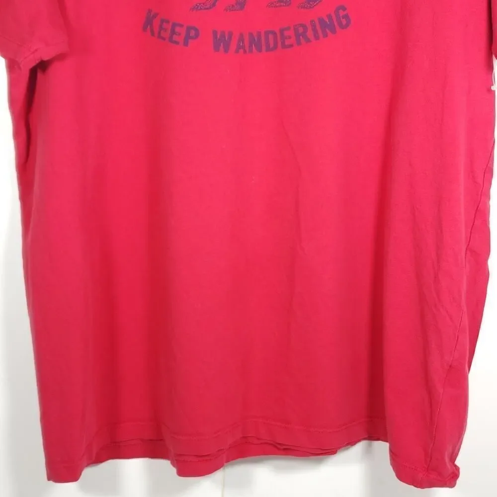The North Face Men's SZ XL Red Logo Bear Graphic Tee Short Sleeve T Shirt